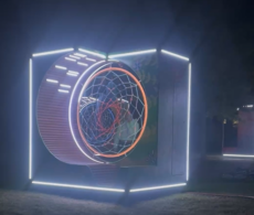 Une installation artistique interactive: six capteurs de rêves géants à Sainte-Julie