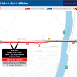 Une autre fermeture de l’autoroute 20 à prévoir