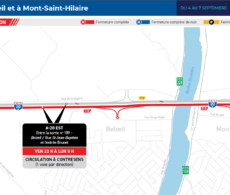 Une autre fermeture de l’autoroute 20 à prévoir
