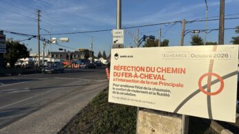 Réouverture de la rue Principale à la circulation à Sainte-Julie