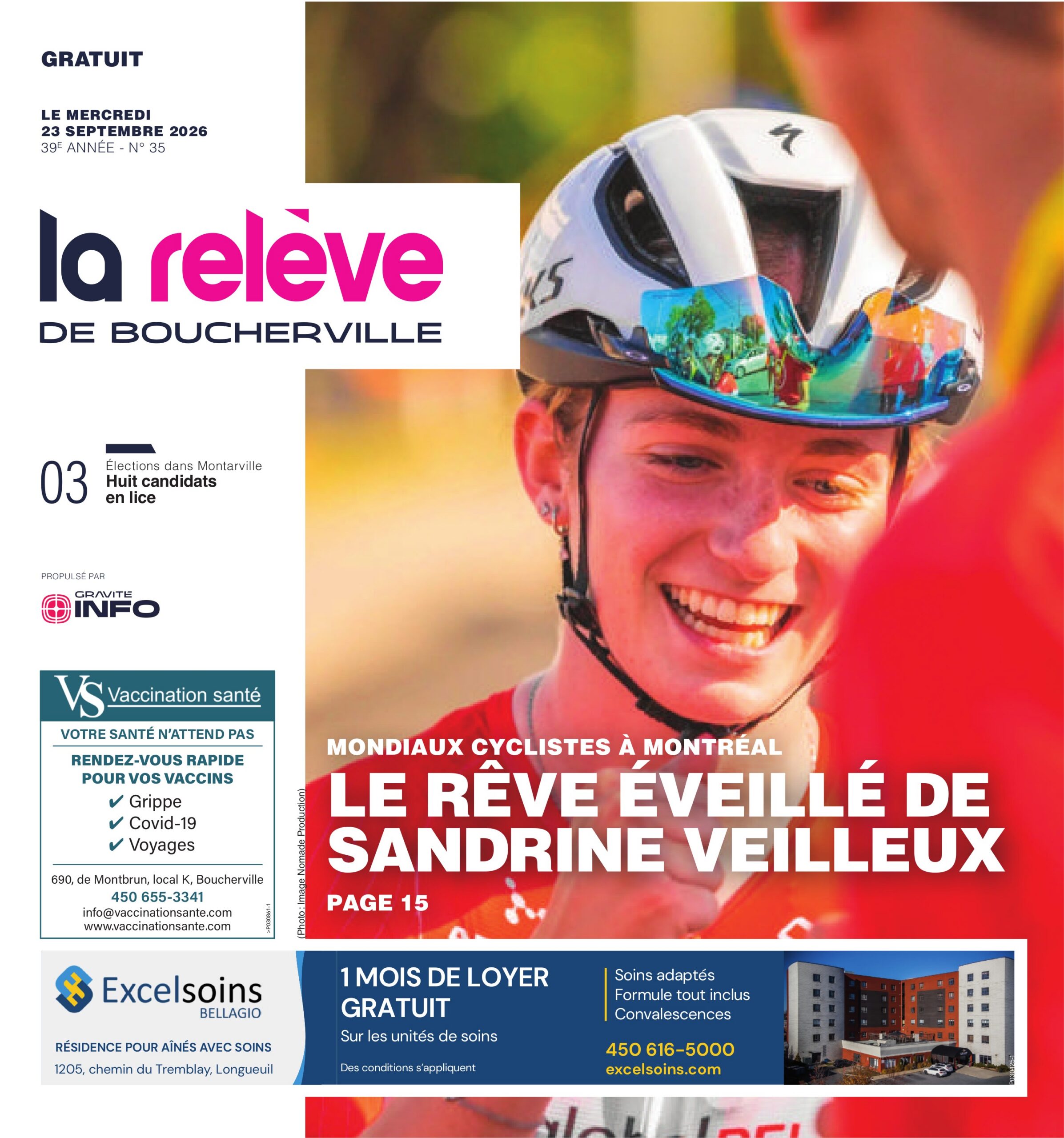 La Relève de Boucherville – 23 septembre 2026