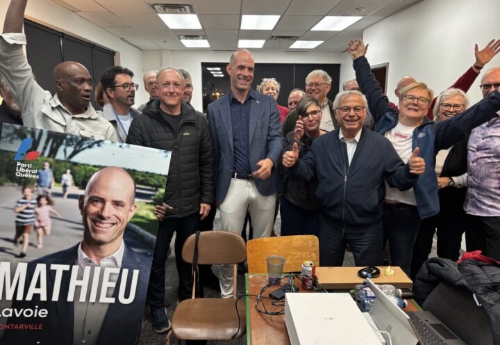 Le libéral crée la surprise : Mathieu Lavoie élu dans Montarville