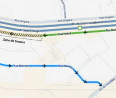 Sur la rue Nobel à Boucherville, en bordure de l’A-20: des travaux jusqu’au 30 octobre