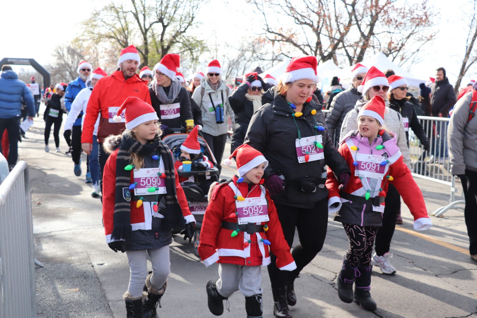 Course du pere noel boucherville