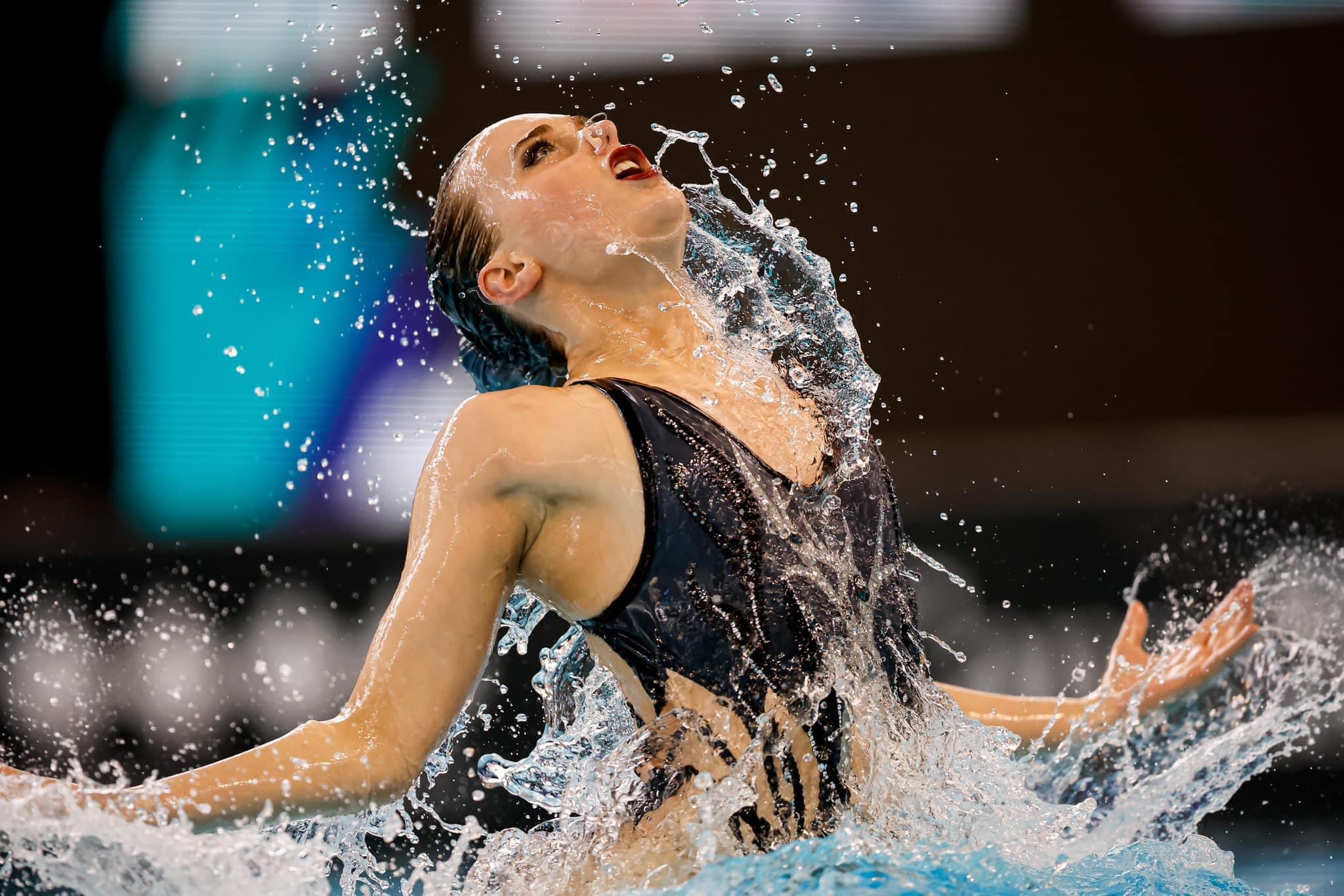 Jessiane Queenton at the World Youth Swimming Championships