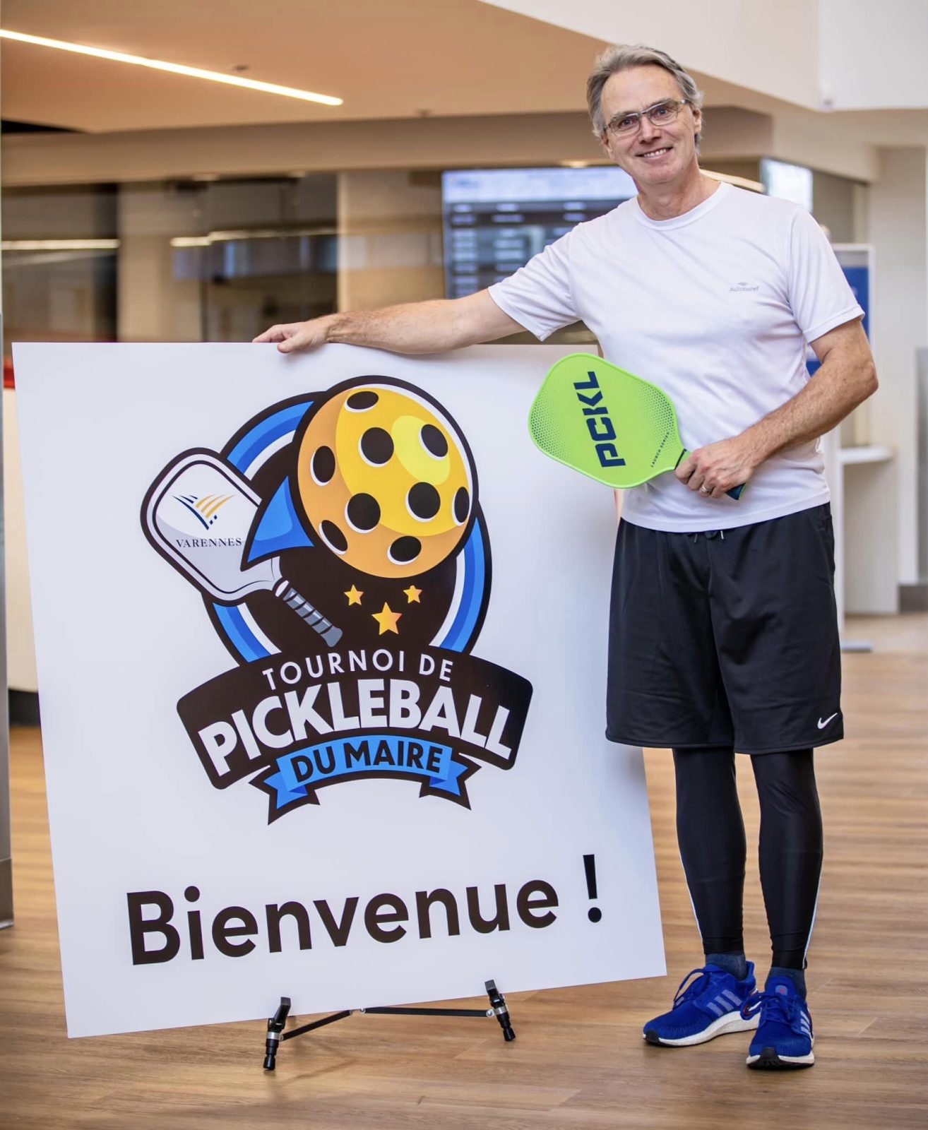 Beau succès du premier tournoi de Pickleball du maire de Varennes