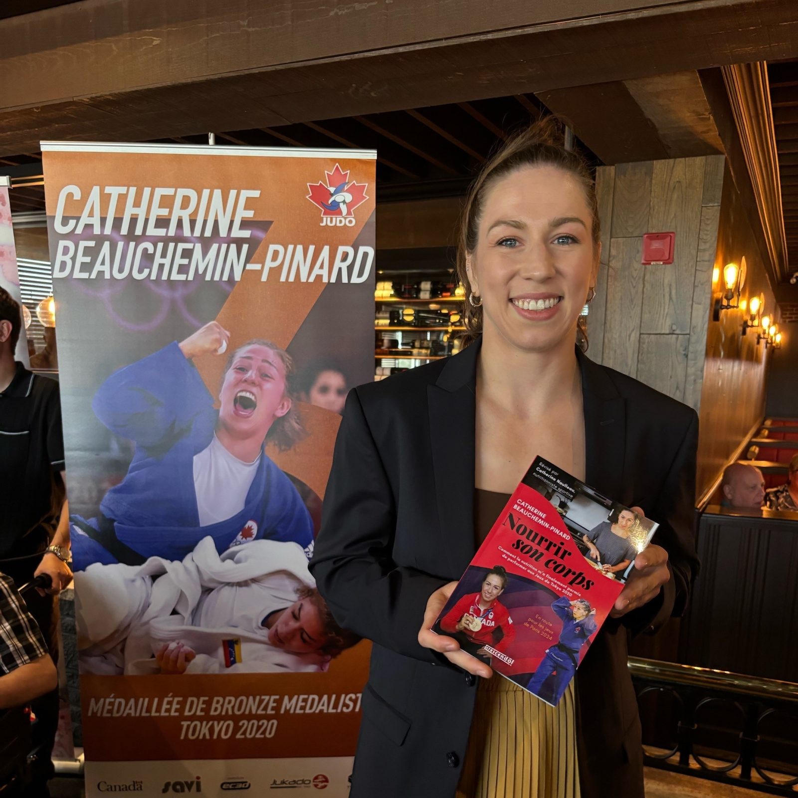 Catherine Beauchemin-Pinard, championne de judo… et de nutrition !
