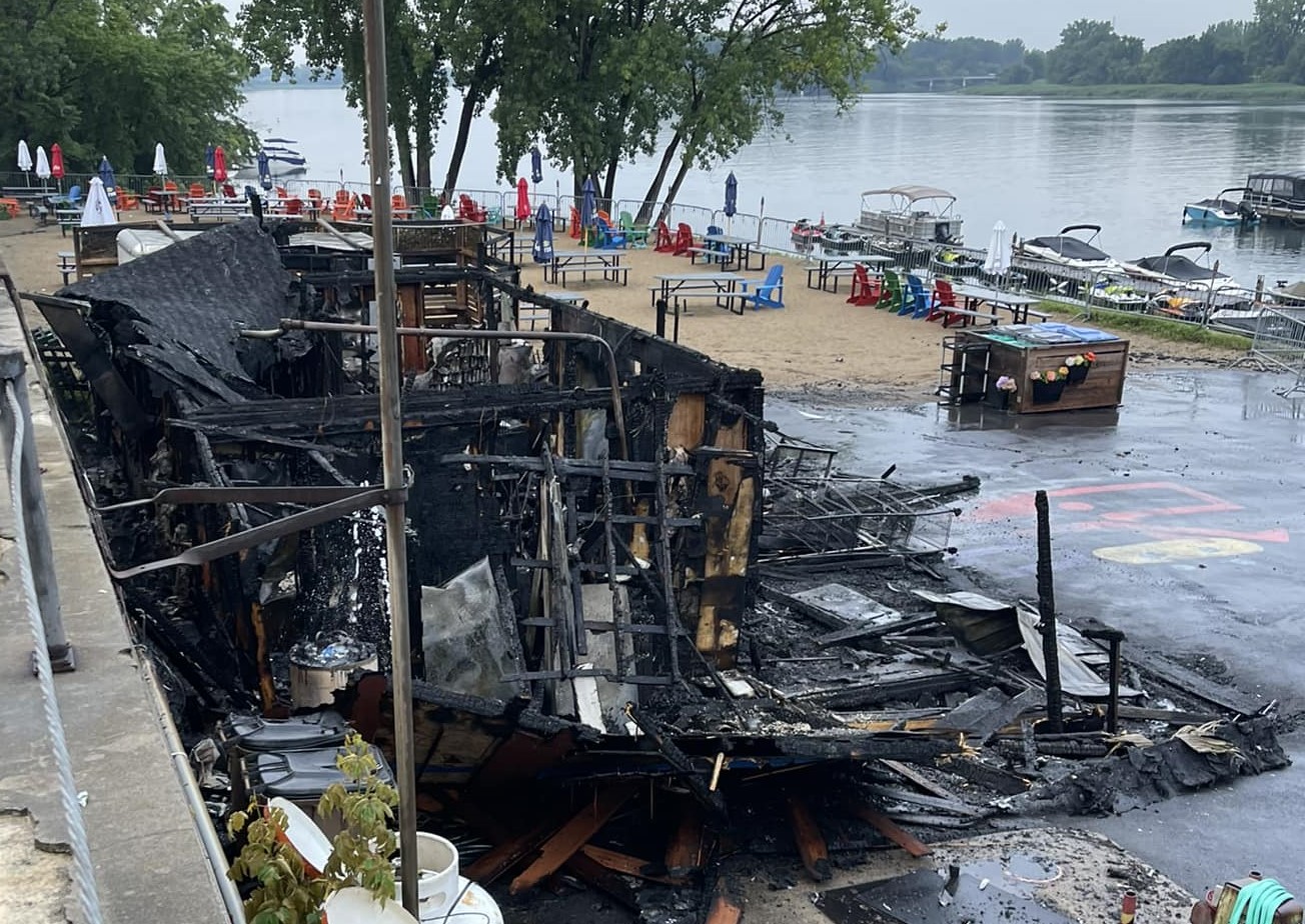 Un feu ravage le resto « Chez Guedille »