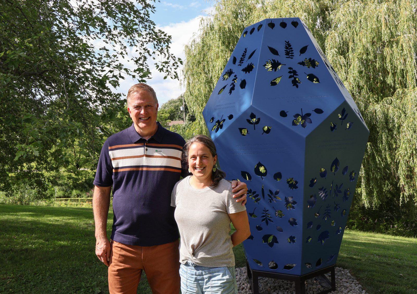 Sainte-Julie : une œuvre d’art prend racine au parc Armand-Frappier