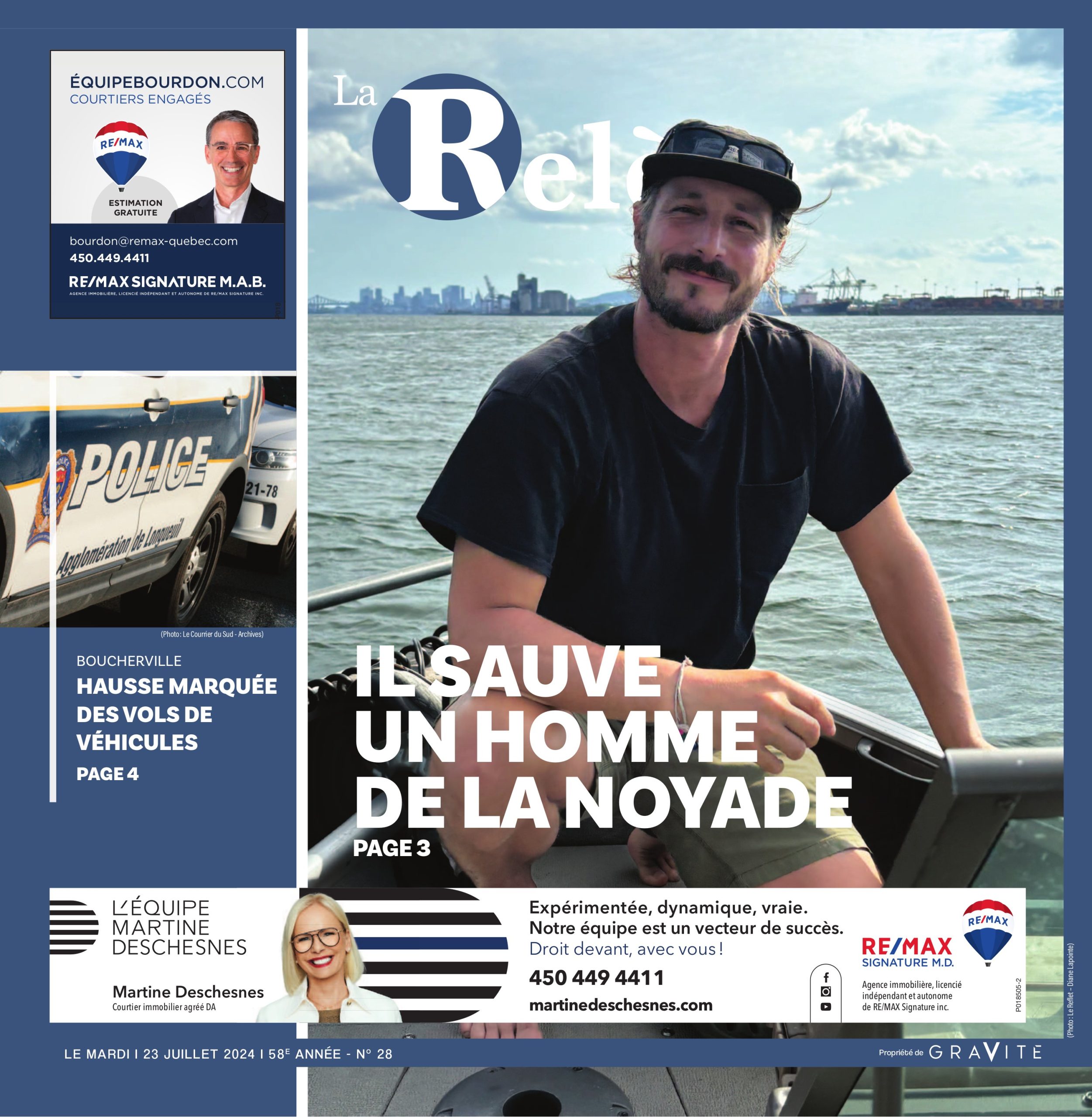 Journal La Relève – 23 juillet 2024