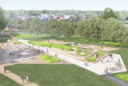 Le futur parc de la Commune à Varennes prend forme