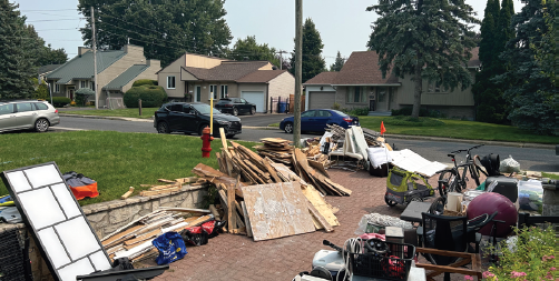 Pluies diluviennes: Boucherville moins affectée