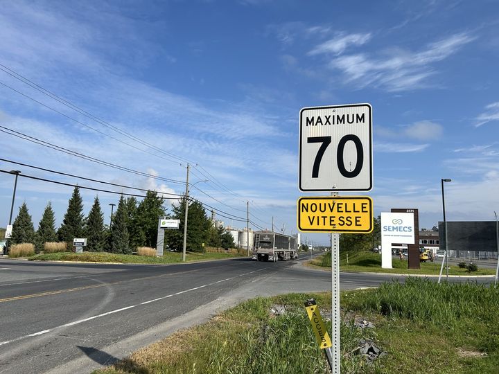 Baisse de la limite de vitesse sur une portion de la 132 à Varennes