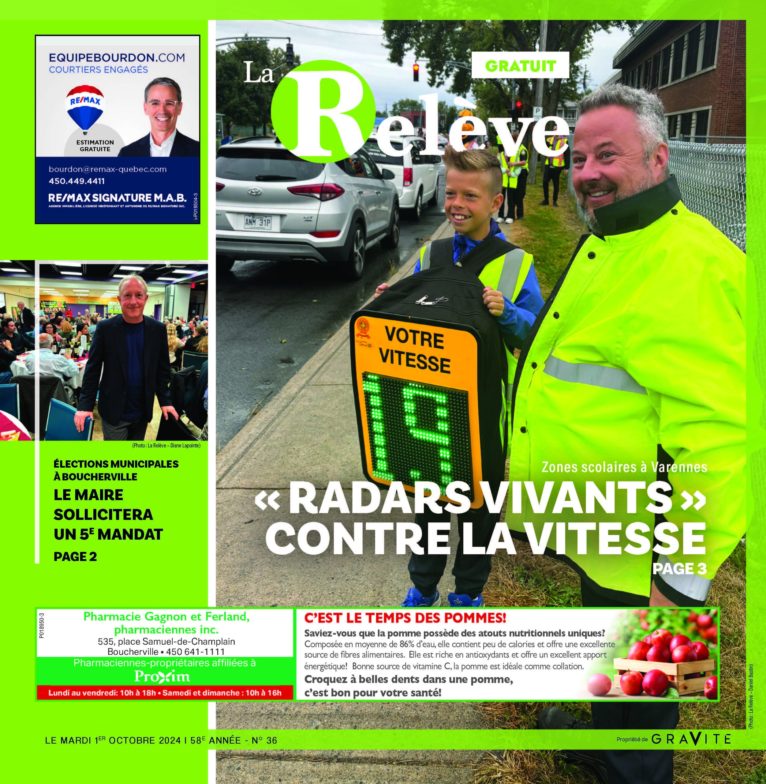 Journal La Relève - 1er octobre 2024