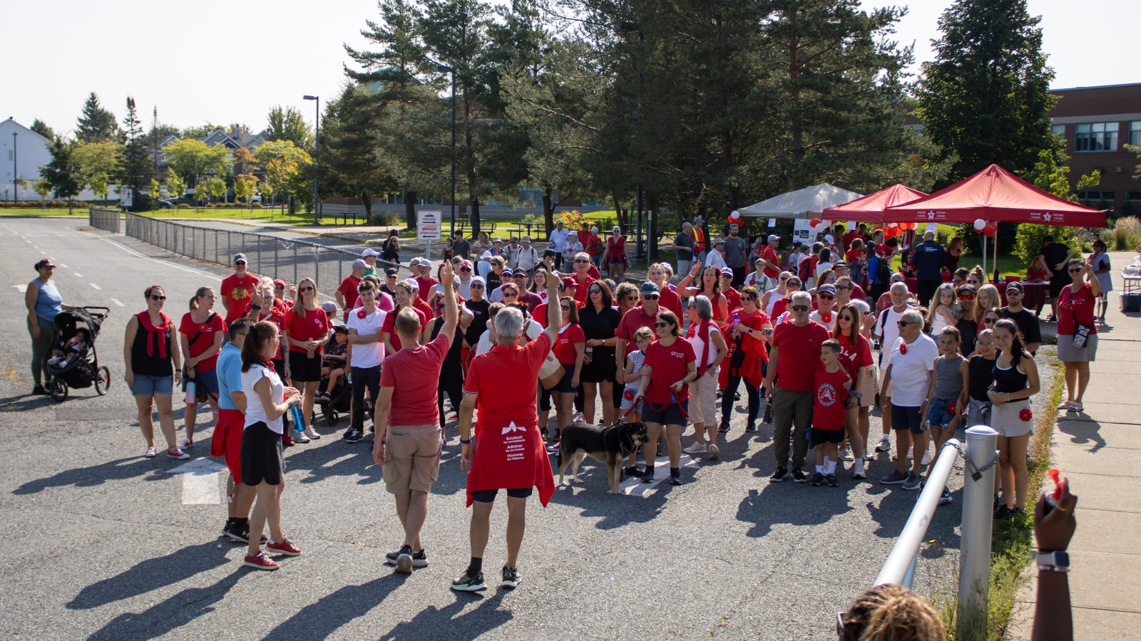 Plus de 100 participants pour la Marche myélome multiple Sainte-Julie