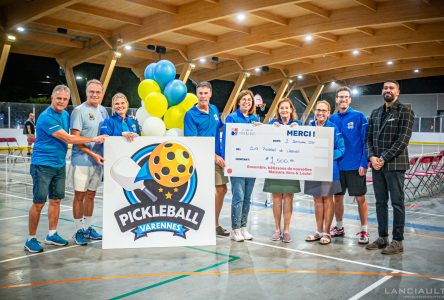 Plus de 200 personnes au lancement officiel du Club de pickleball de Varennes