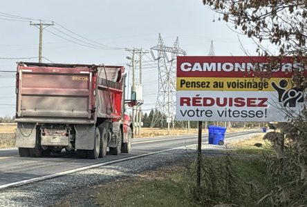 Des citoyens de Varennes exaspérés par 20 000 passages de camions lourds en un mois