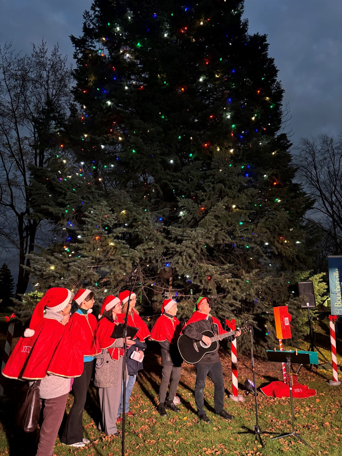 Besoin de 20 000 sacs de denrées alimentaires: deuxième illumination du sapin de Noël