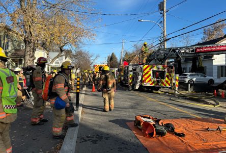 Incendie dans une résidence en rénovation du Vieux-Boucherville