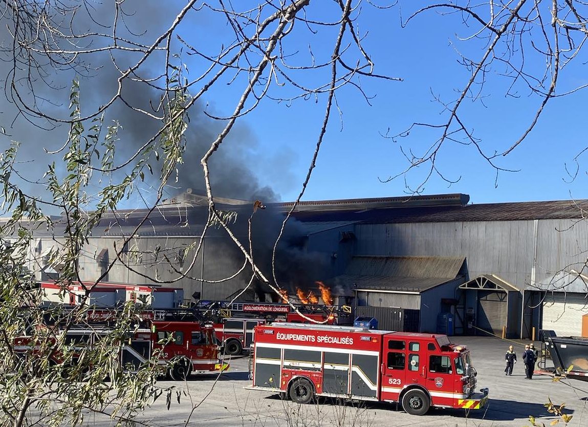 Incendie dans une roulotte de chantier chez ArcelorMittal